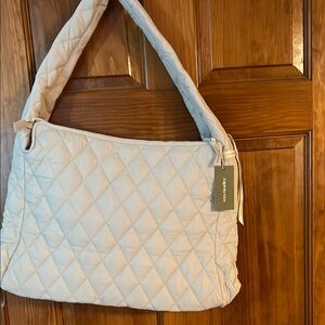 New Vera Bradley Tiffon Nobo Tote  Pumice Stone NWT